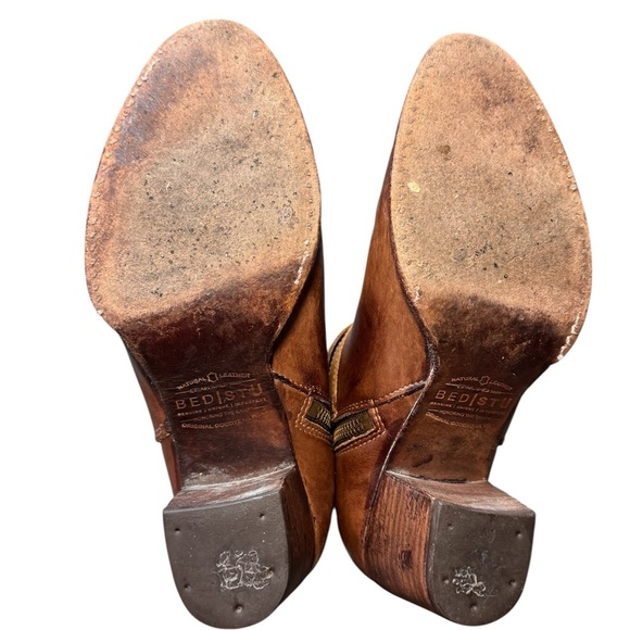 Bed Stu  Begin Buckle Ankle Leather Boots - Picture 8 of 10